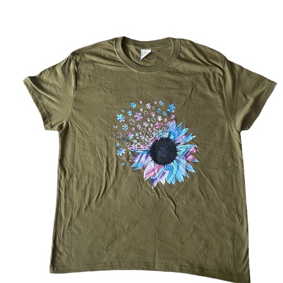 Source Unknown Tops - Autism awareness short sleeve tee size XL